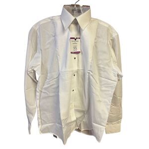 After 6 Womans White Waitress tuxedo blouse Sz 20 NWT